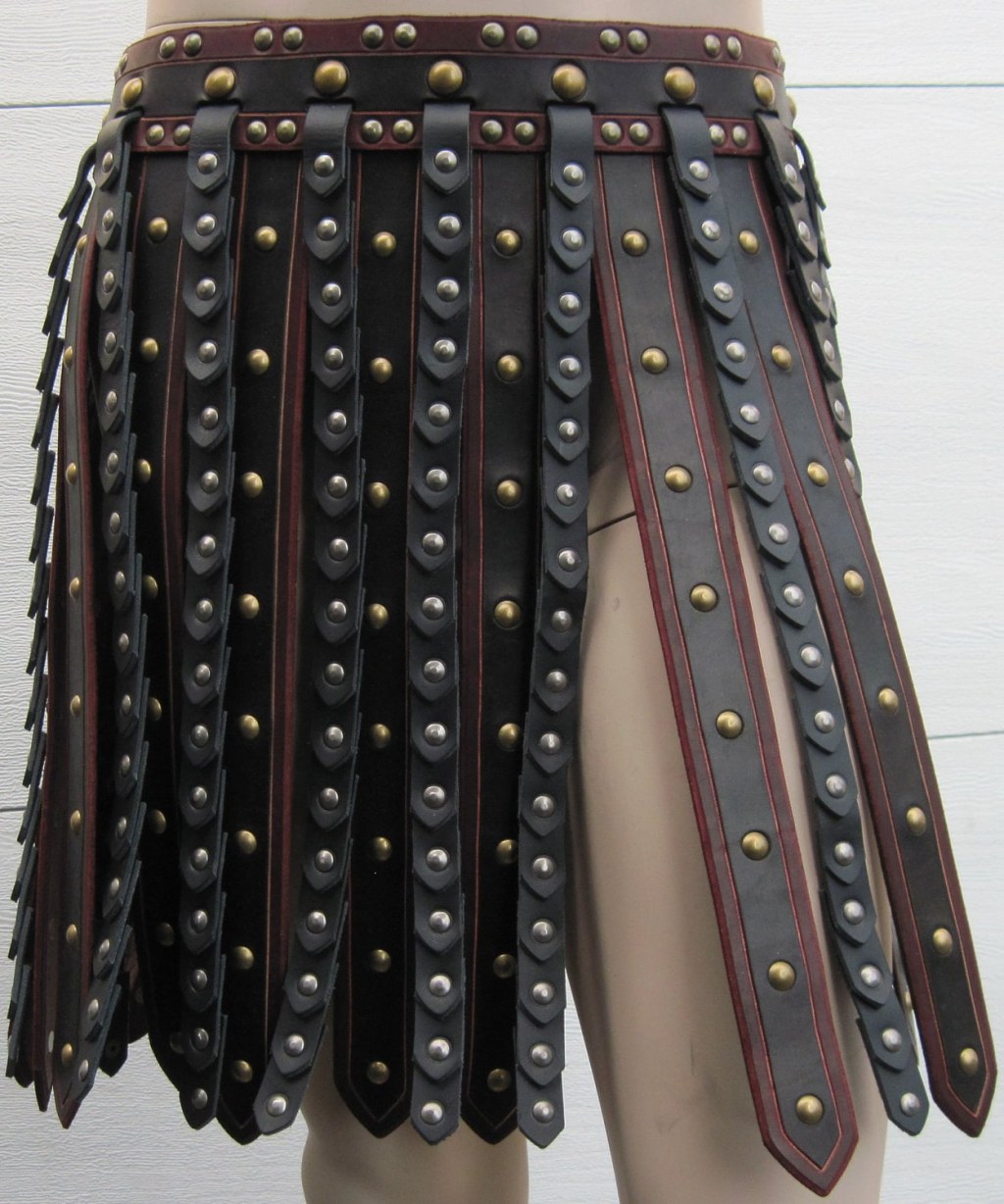 Picture of: Leather Armor Deluxe Roman Gladiator War Skirt – Etsy Israel