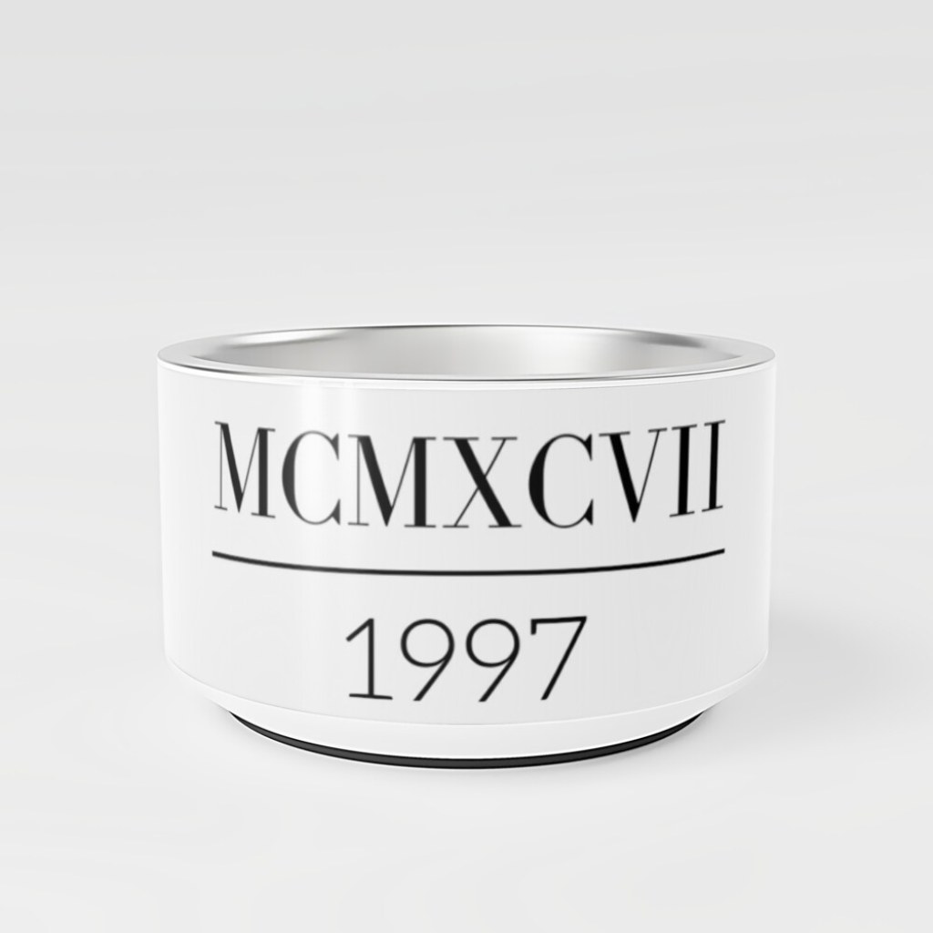 Picture of: Leinwanddruck for Sale mit “Roman Numerals    MCMXCVII