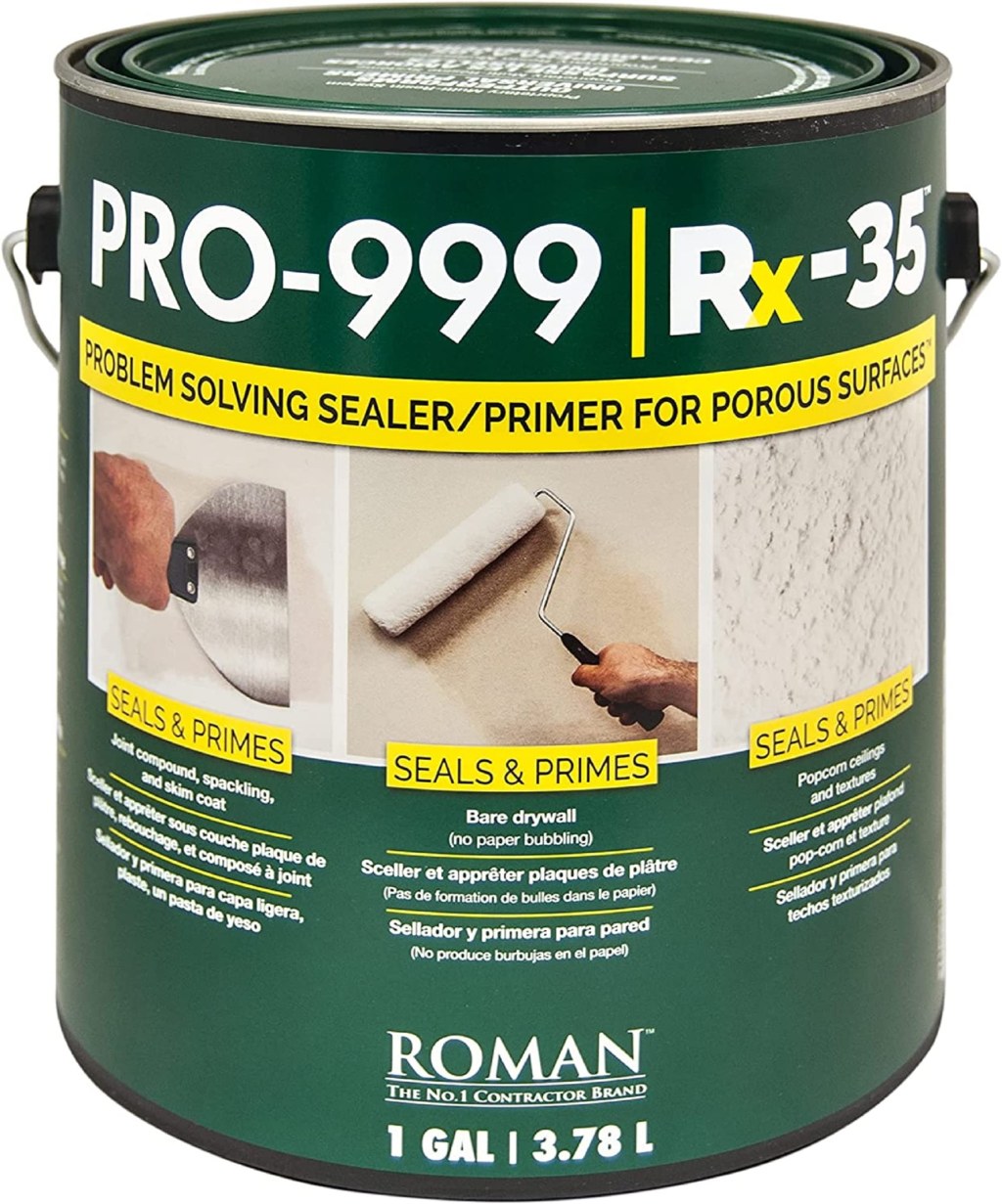 Picture of: ROMAN Rx- Sealer/Primer for Torn Drywall, Skim Coat, and
